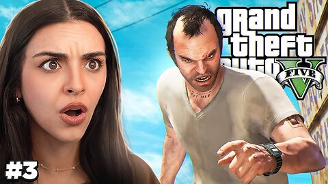Trevor is Absolutely WILD! | GTA V First Playthrough (Pt.3) By Krissy Plays