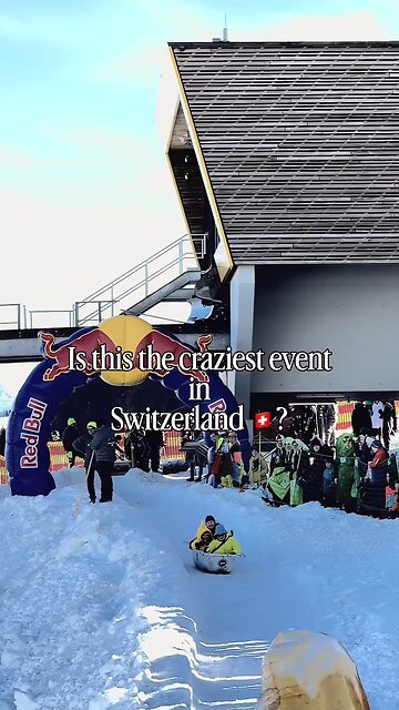 A bathtub race took place in Switzerland