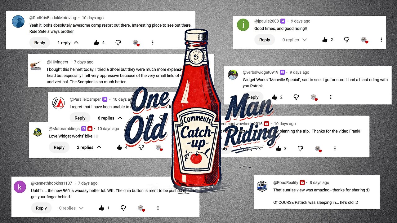 Comment Catch-Up 010