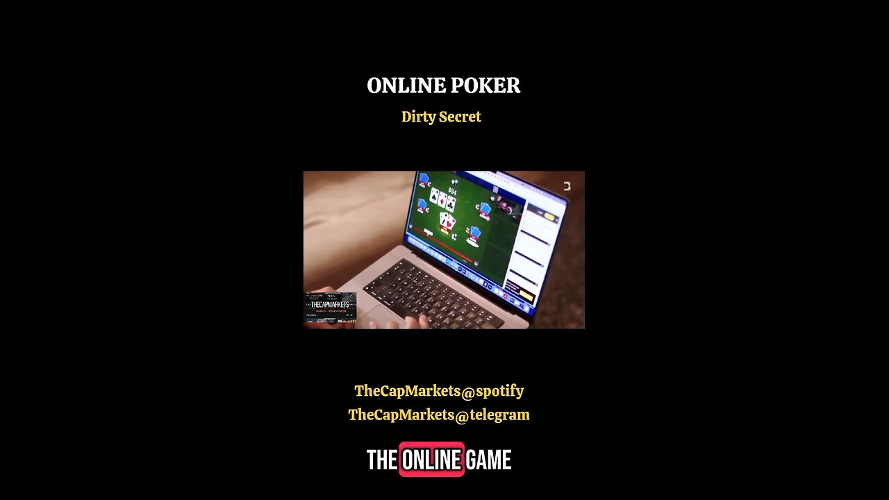 ONLINE POKER , DIRTY SECRET