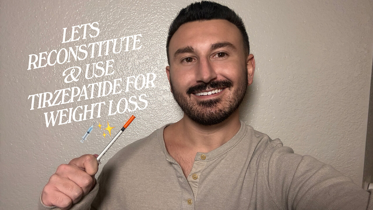 Let's Reconstitute & Use Tirzepatide For Weight Loss!
