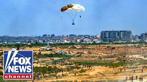 'HUMAN TIDAL WAVE': Desperate Gazans swarm aid site