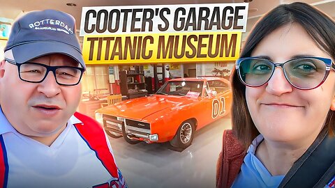Cooter's Garage & Titanic Museum | Pigeon Forge to Knoxville Travel Vlog 🚗⚓🍣