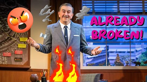 Walt Disney Animatronic Breaks on Day One!
