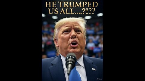 📢 HE TRUMPED US .....ALL?!? 😱