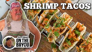 Tequila Lime Shrimp Tacos with Bruce Mitchell on the Blackstone Griddle