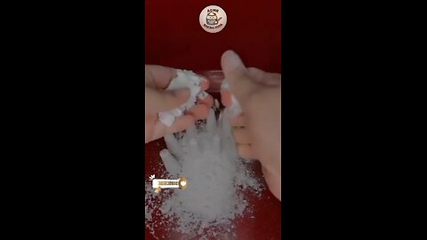ASMR baking soda curshy satisfied