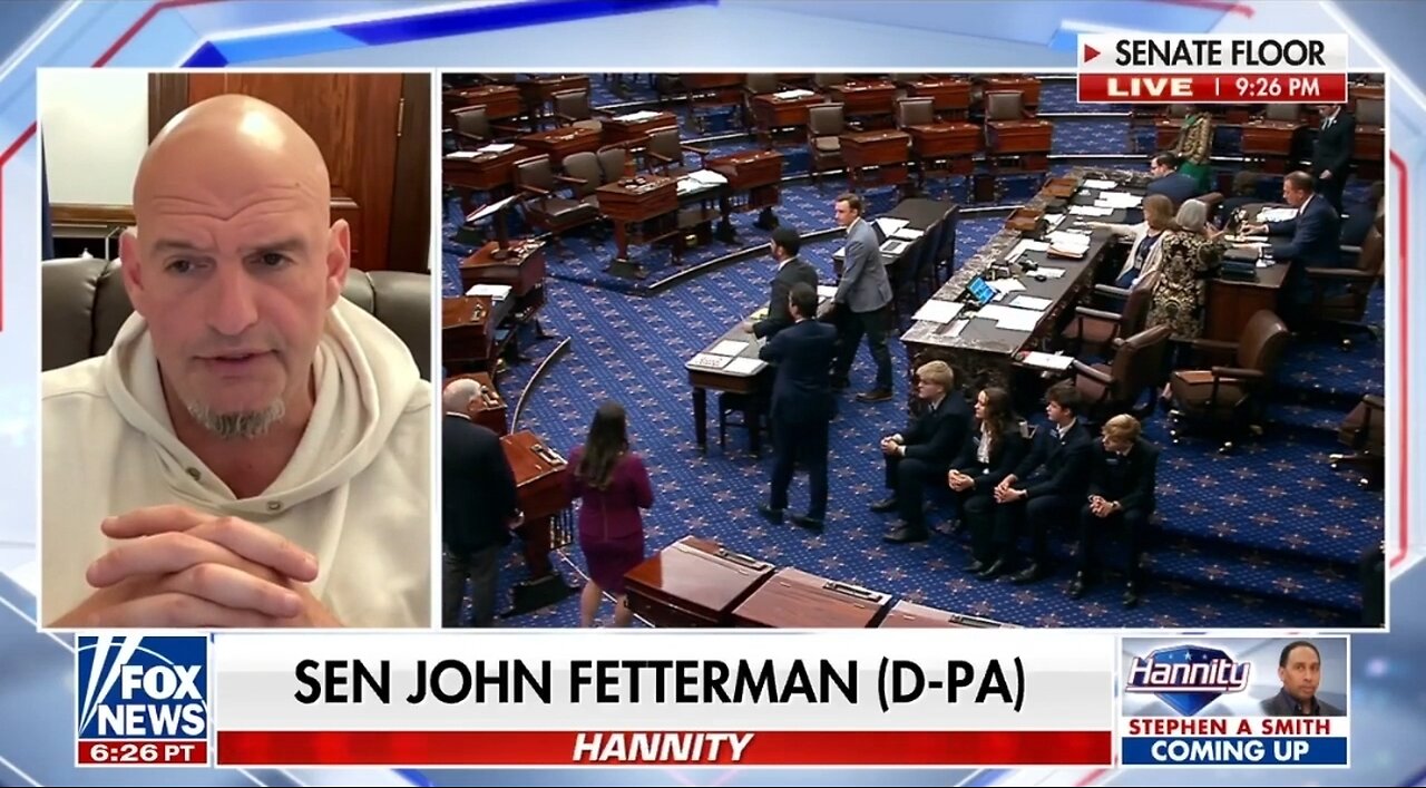 Sen Fetterman CALLS OUT Biden's Open Border