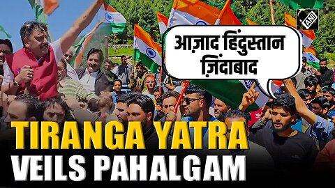 Locals hold Tiranga yatra in Jammu-Kashmir’s Pahalgam, laud Operation Sindoor