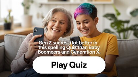 Boomers only score a 5/10 on average and Gen Z scores 8/10