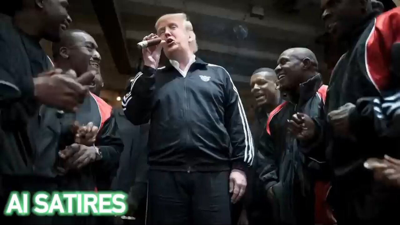 MAGIC AI trump enjoy video with some friends