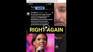Ryan Matta ~ Candace Owens was right about the Macron hit job!