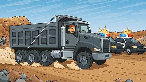 Evading The Police In A Dump Truck
