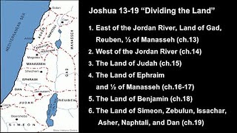 Joshua 13-19 “Dividing the Land” - Calvary Chapel Fergus Falls