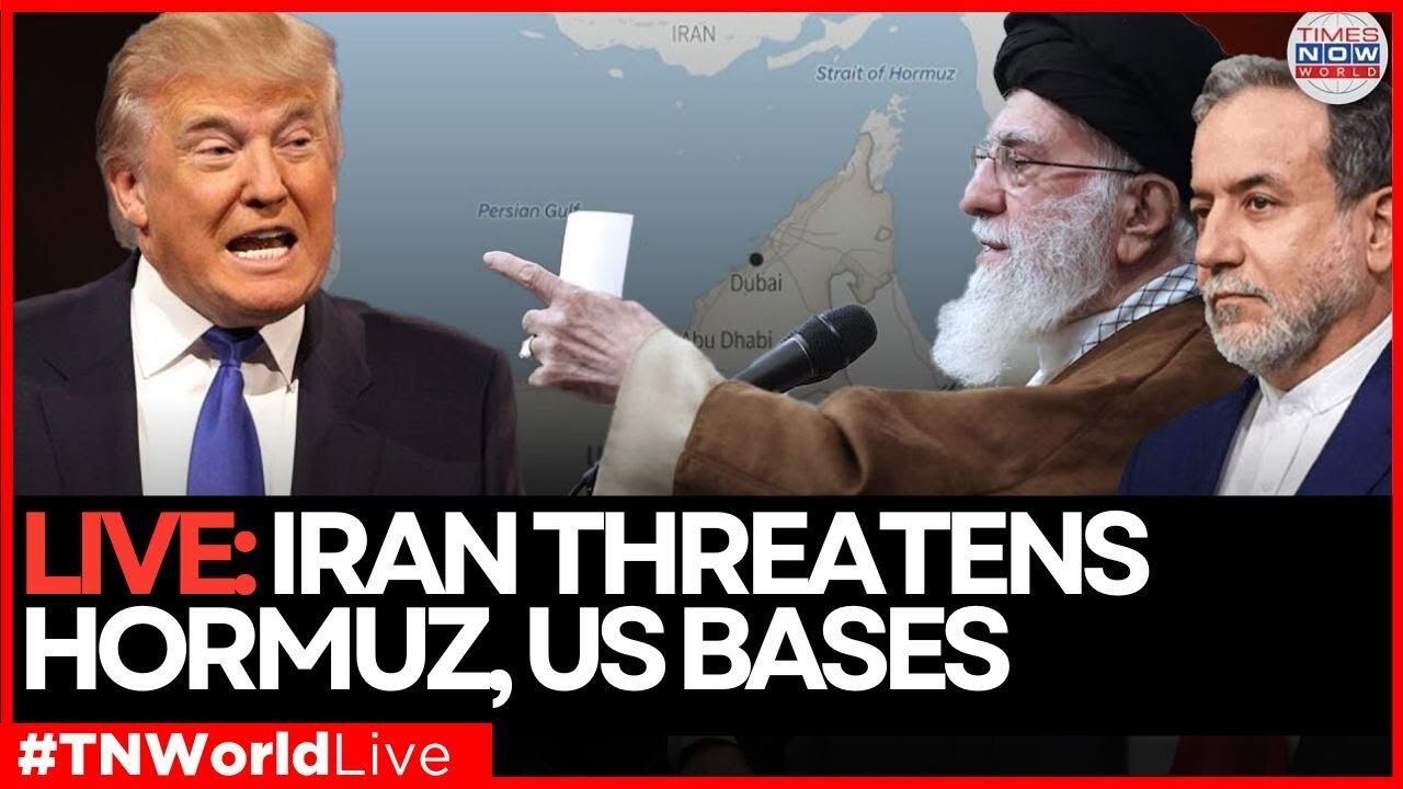 LIVE: Iran’s Ominous Warning: Strait of Hormuz Closure & US Bases Targeted Amid Nuclear Strikes