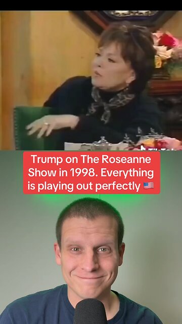 Donald Trump on The Roseanne Show in 1998.