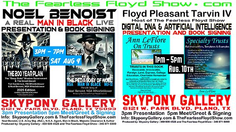 FREE EVENT: August 9 & 10 in Plano, TX @ Skypony Gallery