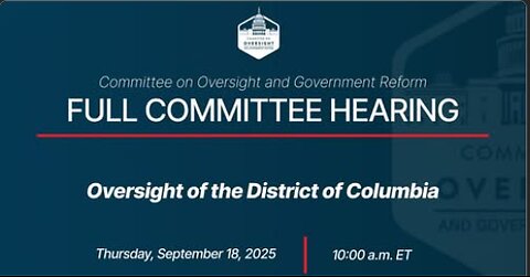 Oversight of the District of Columbia
