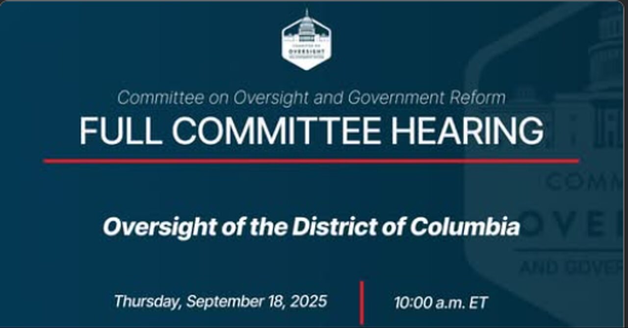 Oversight of the District of Columbia