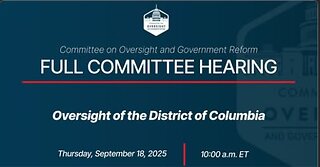Oversight of the District of Columbia