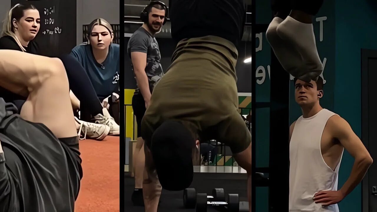 đŸ”¥Scaring People in The Gym With Calisthenics #78