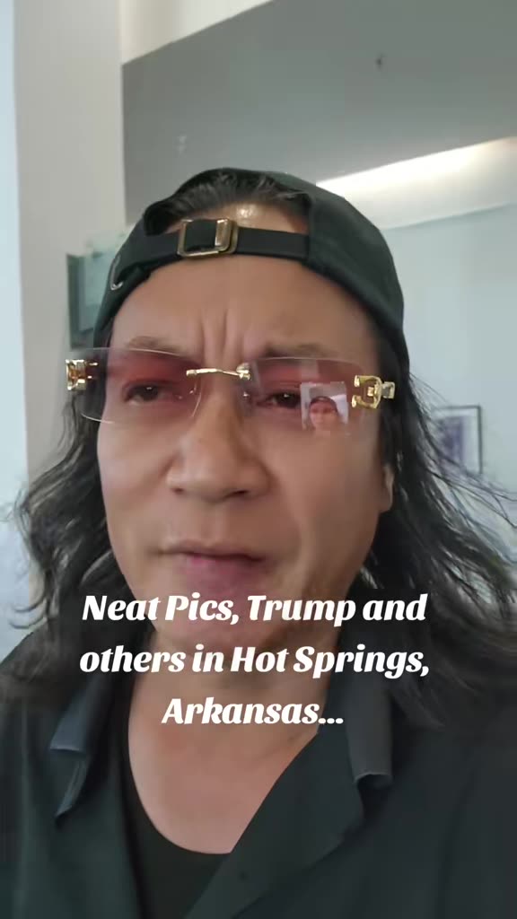 Gene Ho-Neat Pics.. Trump and others in Hot Springs Arkansas