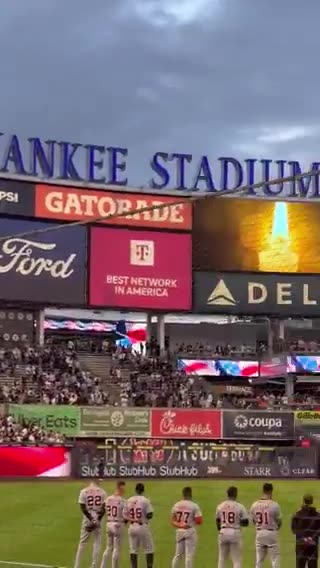 Karli Bonne’ -Yankee Stadium tonight
