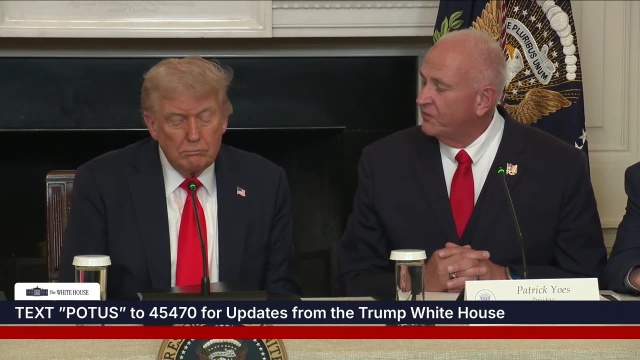President Trump Participates in a Roundtable Discussion with the Fraternal Order of Police