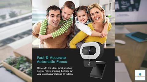 NexiGo StreamCam N930E with Software, 1080P Webcam with Ring Light and Privacy Cover, Auto
