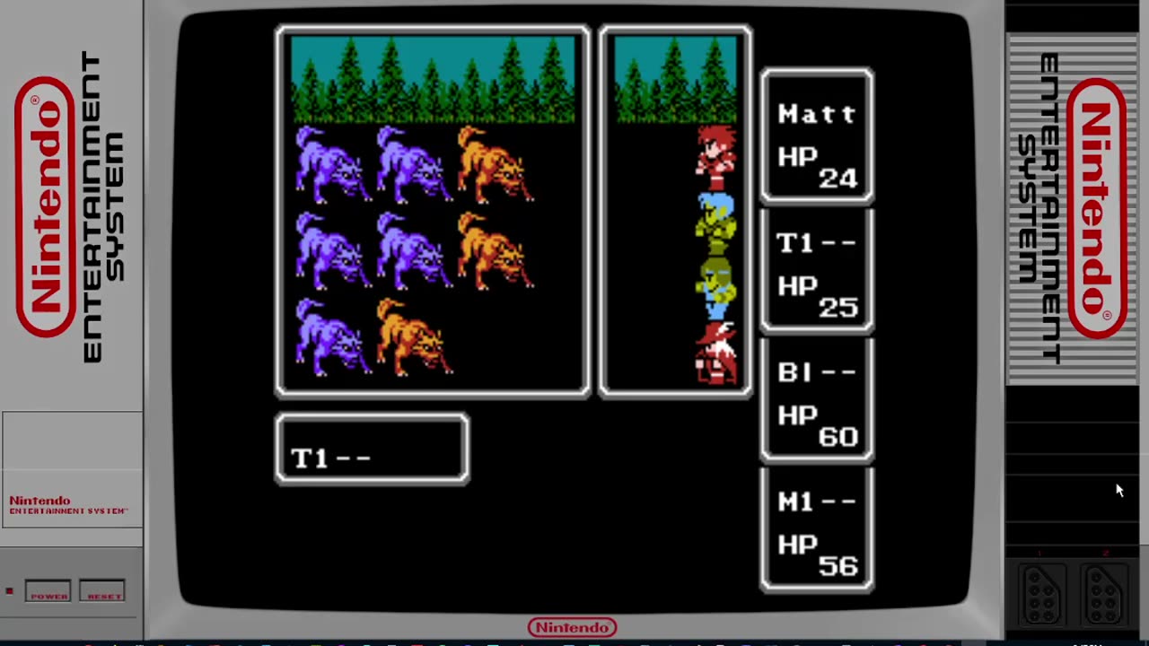 Final Fantasy Gameplay - Nintendo 1