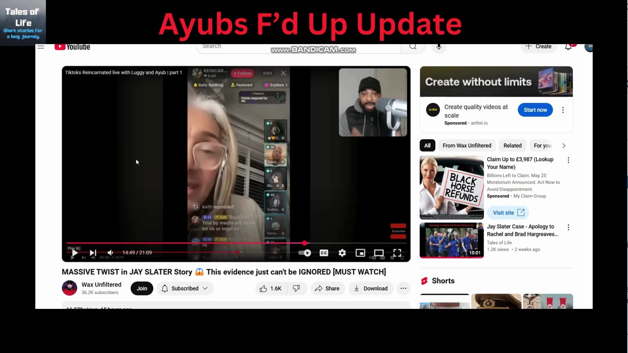 WAX - Ayubs F'd Up Update (Jayslater case)