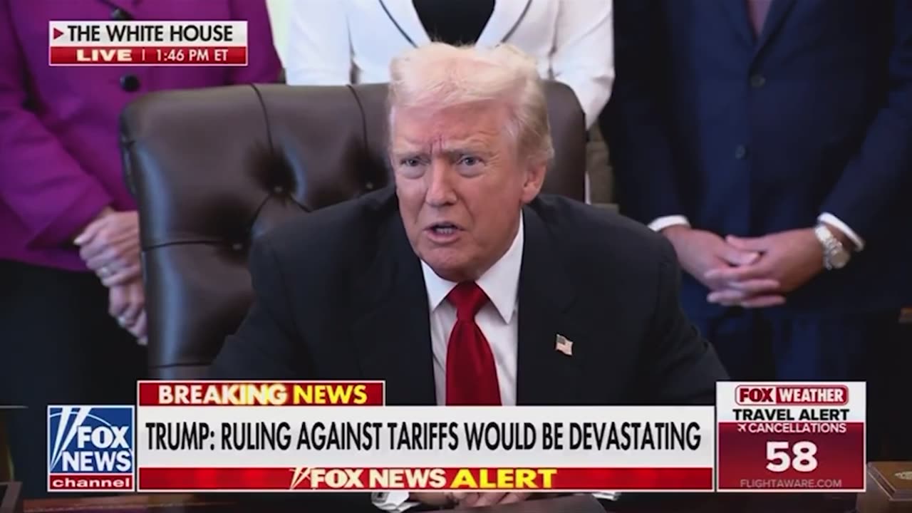 Trump Says Supreme Court Ruling Against Tariffs would Cost the US TRILLIONS