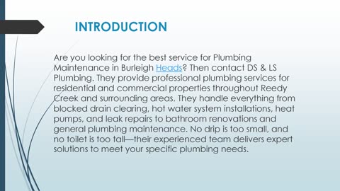 Best Plumbing Maintenance in Burleigh Heads