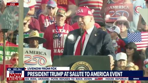 President Trump Salute to America 250th Birthday event in Iowa