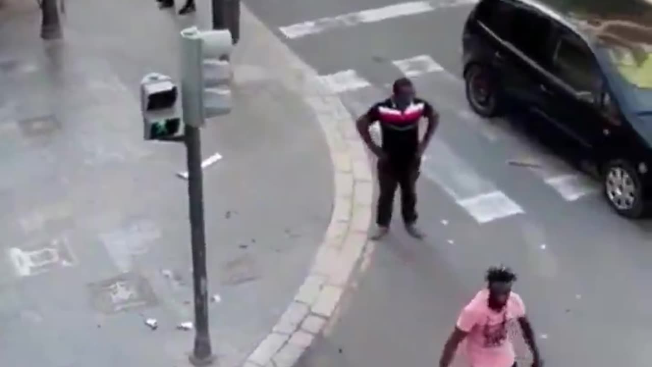 This is Spain. now ghetto trash