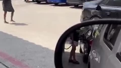 Driver aims her car at another woman after confrontation at a 7-Eleven store