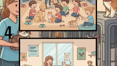 Pet Adoption Center – Find the Differences