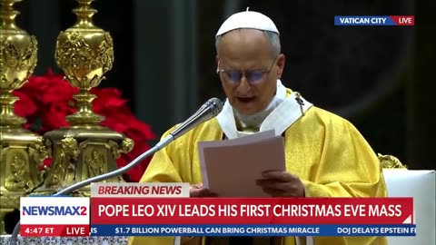 Pope Leo XIV leads his first Christmas Eve Mass