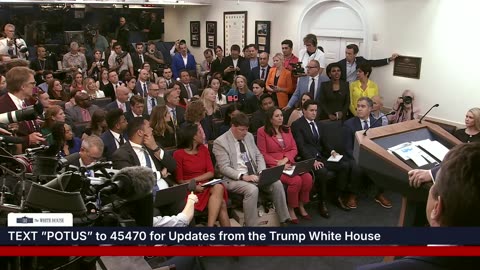 President Trump Holds a Press Briefing, June 27, 2025