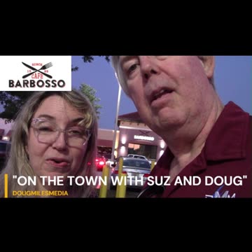 SUZ AND DOUG VISIT CAFE BARBOSSO IN SARASOTA FLORIDA!