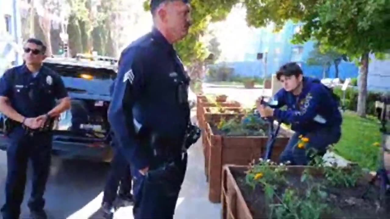 LAPD Northeast Division Sergeant Bain Learns About Scientology Child Abuse 6-19-2024
