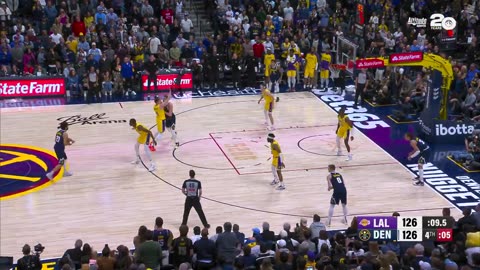 NBA - JAMAL MURRAY. ICE COLD. 🥶 @nuggets hold on for the wild win!