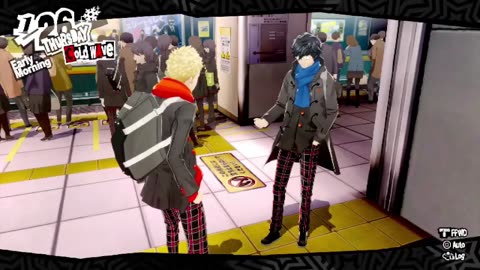 Persona 5 Royal NG+ Day 44. No mic. Not really feeling up for it.