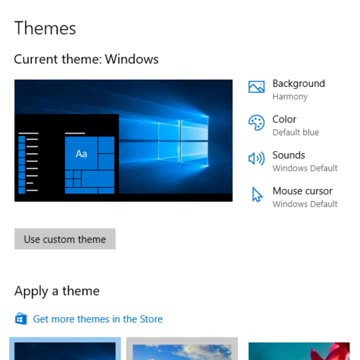 how to change windows 10 themes