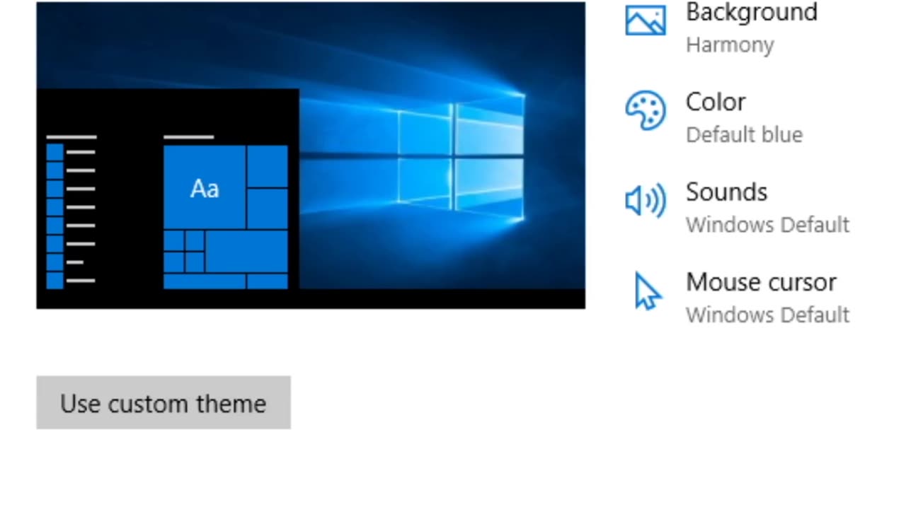 how to change windows 10 themes
