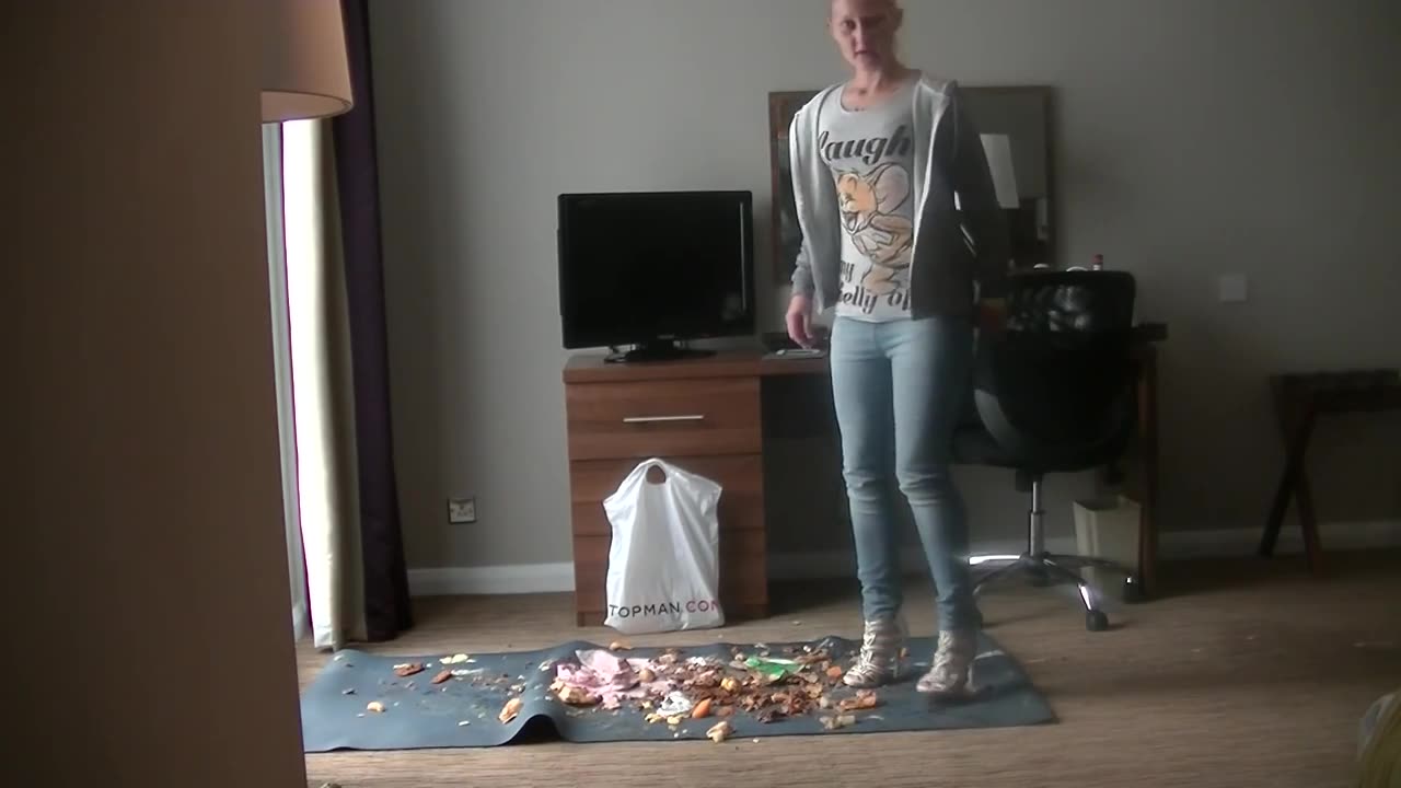 High Heel Sandals Crush Food