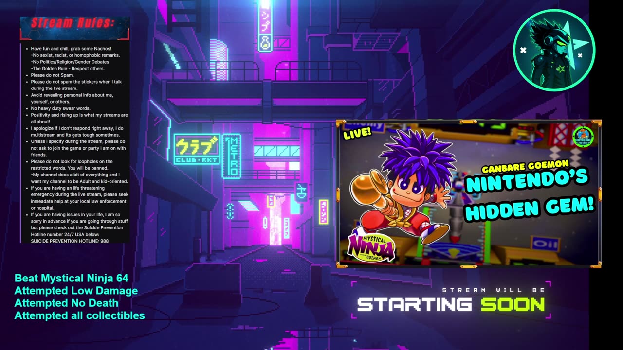 TEST OF STREAMLABS TO RUMBLE STUDIO MULTISTREAM #1 FT: Mystical Ninja 64 #live #ganbaregoemon