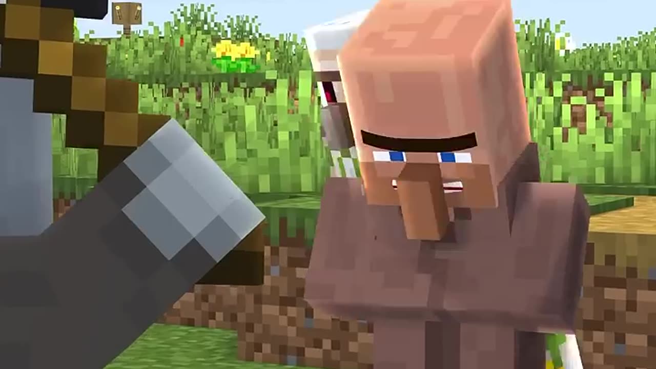 Villagers VS Pillagers😂