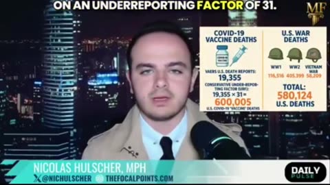 Dr. Nicolas： COVID-19 “vaccines” caused more American deaths than WWI, WWII & Vietnam COMBINED