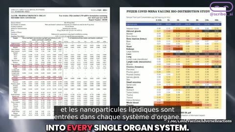 Les injections Covid 19 poussent les organes vitaux à devenir toxiques